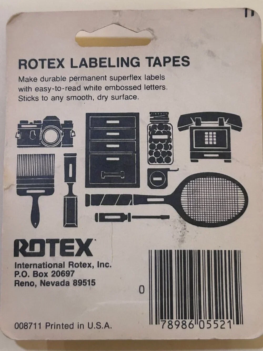 Rotex Lable Tape for Label Maker Lettering Gun - Picture 4 of 4